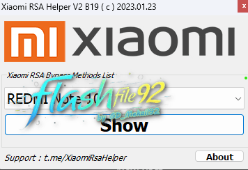 XIAOMI RSA Helper Tool