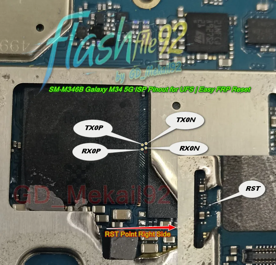 m346b isp Poinout